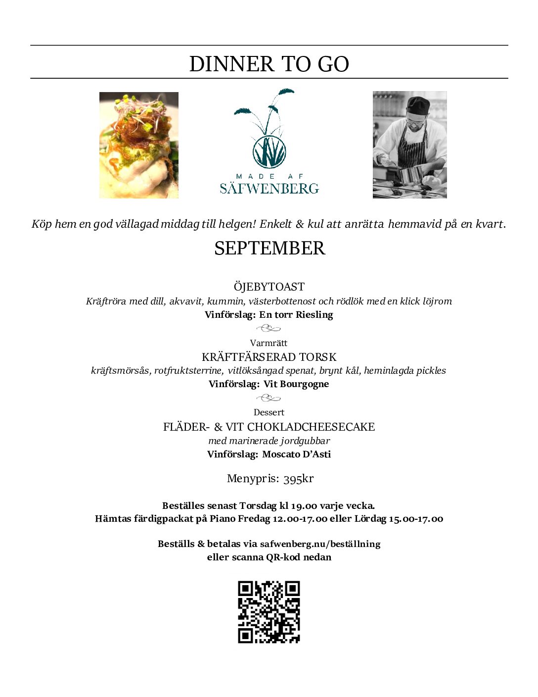 Dinner To Go - September